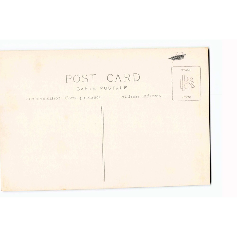 RPPC Unidentified White Church Round Apse Bell Cupola Real Photo Postcard - Picture 2 of 2
